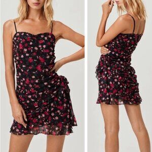 NWT For Love and Lemons Hawn Ruffle Floral Dress